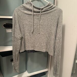 Charlotte Russe cropped lightweight hoodie